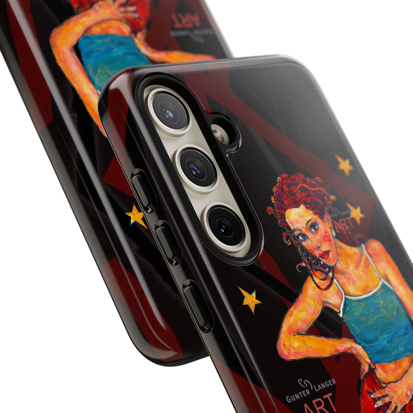 Tough Cases - Google Pixel - Samsung Galaxy - Motiv: Lea, Sternenhimmel, Mikado3