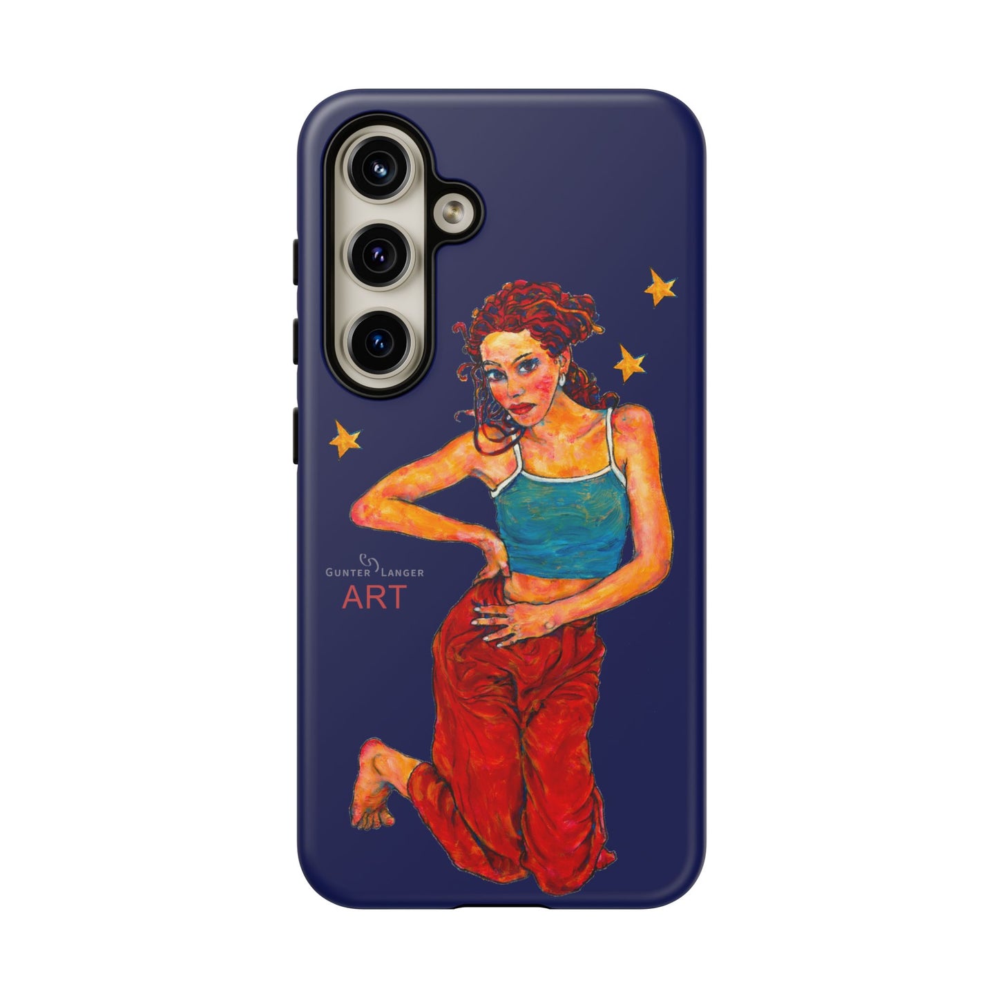 Tough Cases - Google Pixel - Samsung Galaxy - Motiv: Lea, Sternenhimmel