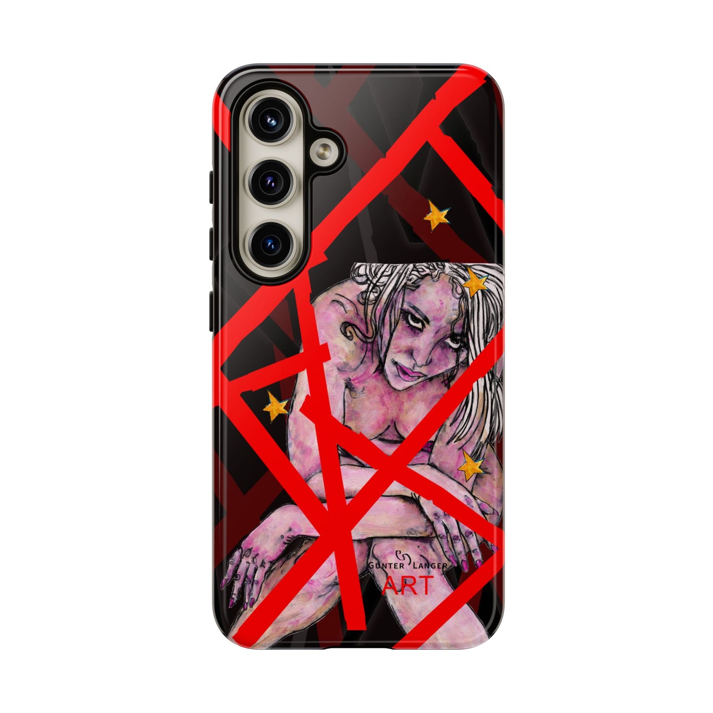 Tough Cases - Google Pixel - Samsung Galaxy - Motiv: Stella, Mikado