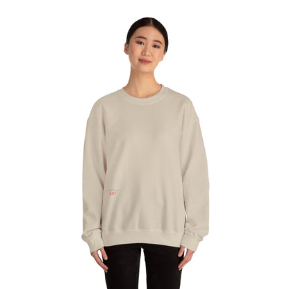Unisex Heavy Blend™ Crewneck Sweatshirt - Motiv: Front Bei dir (Ausschnitt) & Rückseite Bei dir H 43 cm
