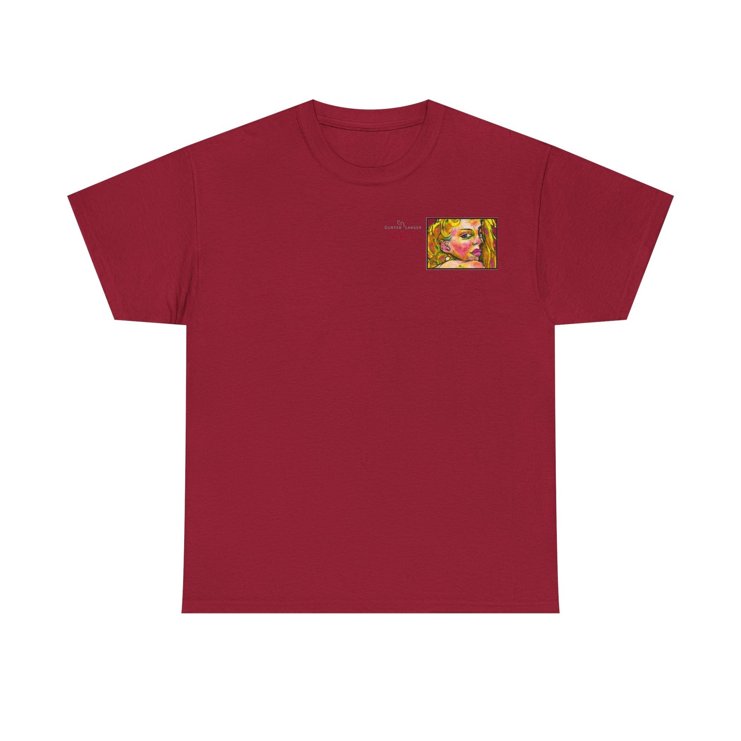 Unisex Heavy Cotton Tee - Motiv: Romina, H 7 cm