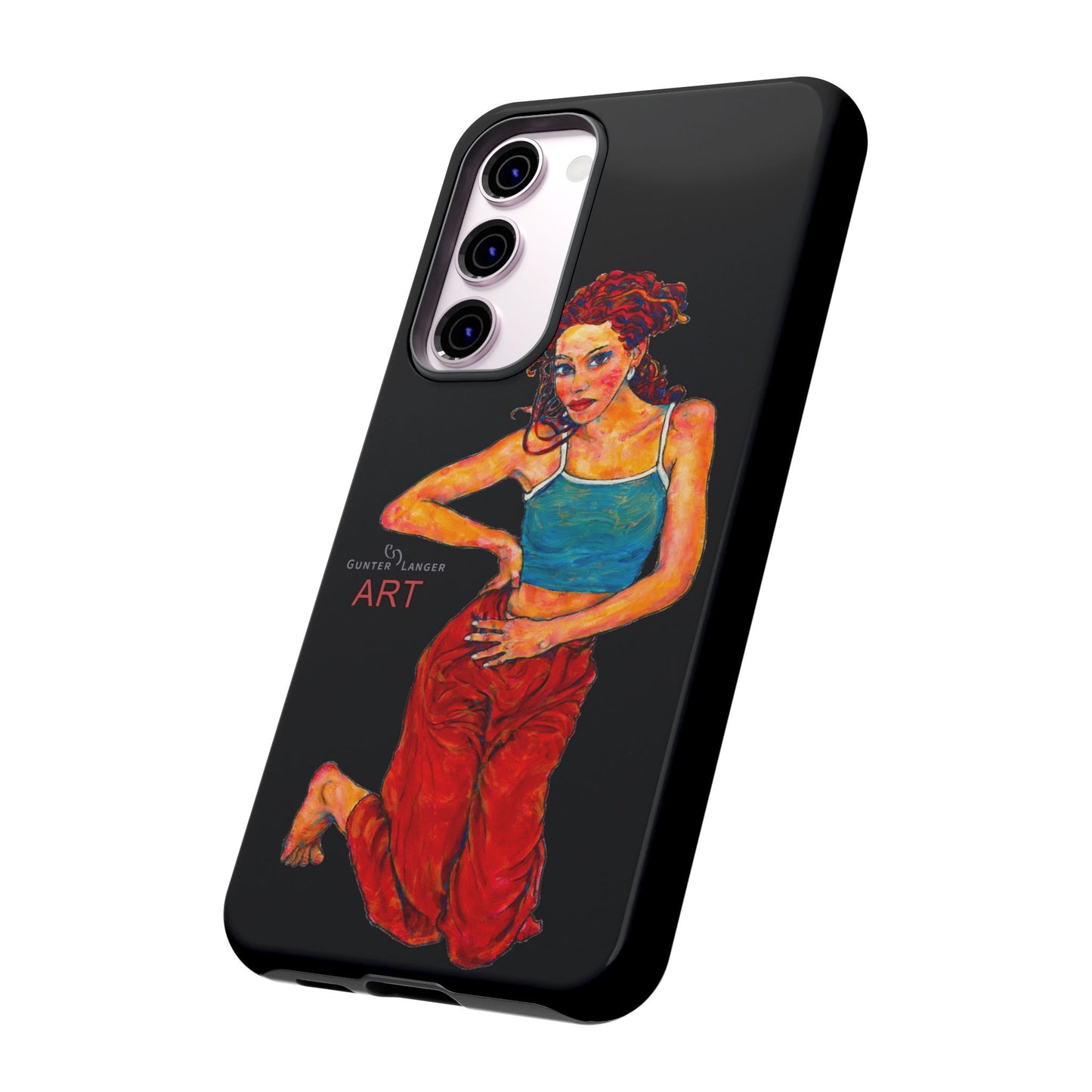 Tough Cases - Google Pixel - Samsung Galaxy - Motiv: Lea, Schwarz