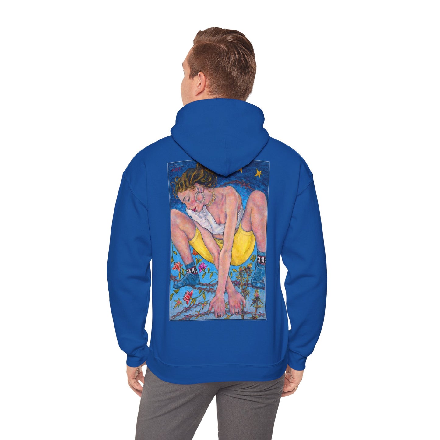 Unisex Heavy Blend™ Hooded Sweatshirt - Motiv: Rückseite "Alva", H43 cm