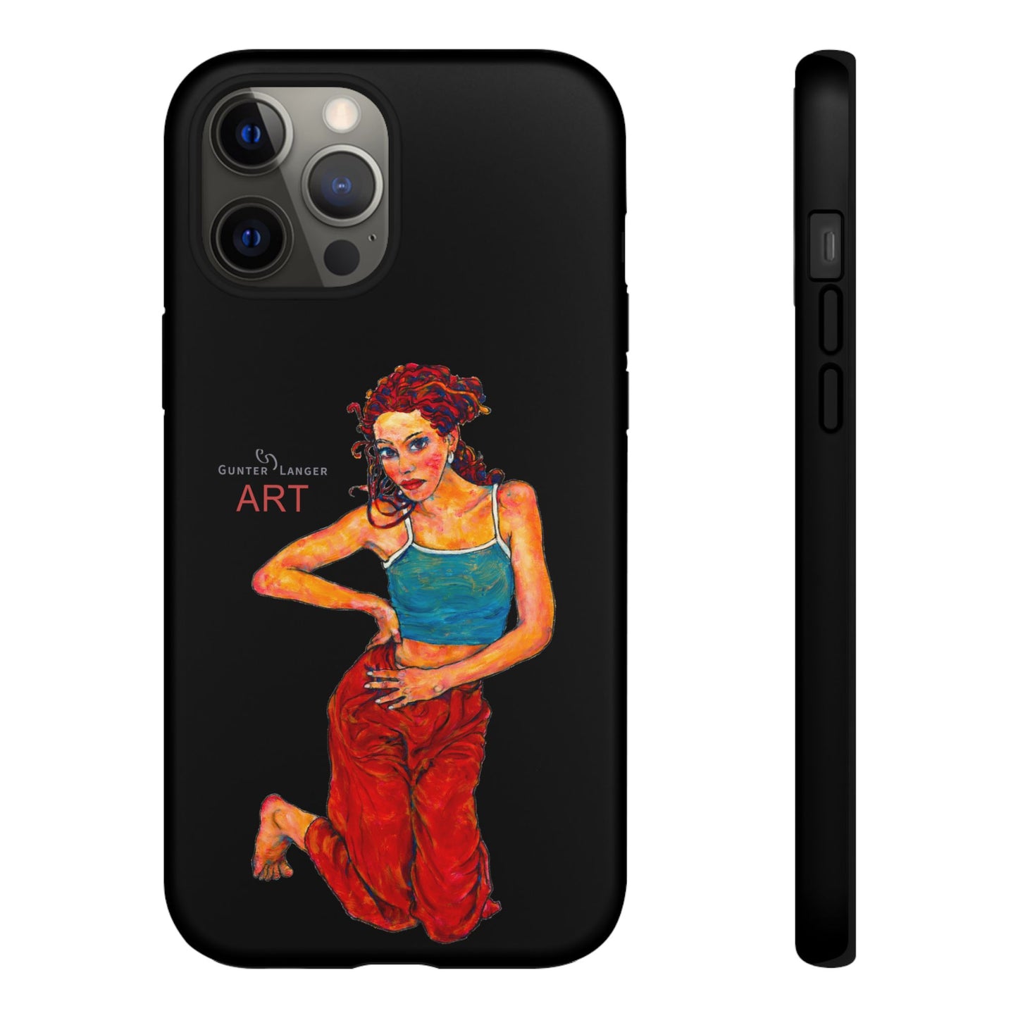 Tough Cases - iPhone - Motiv: Lea, Schwarz