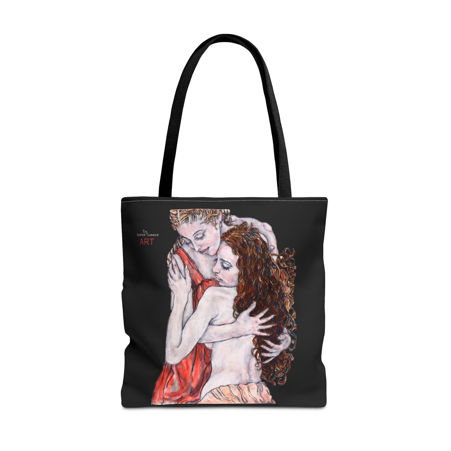Tote Bag (AOP) - Mutter und Tochter - Motiv: Bei dir & Bei dir 38,4cm