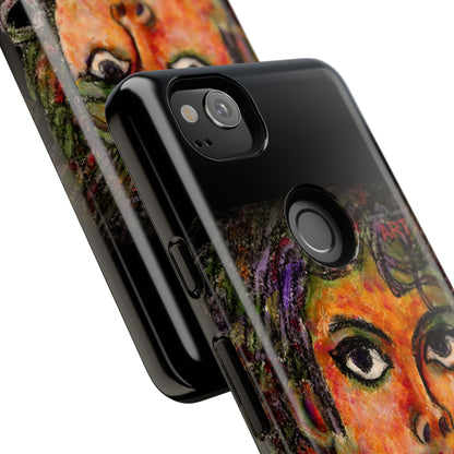 Tough Cases - Google Pixel - Samsung Galaxy - Motiv: MJ, Schwarz