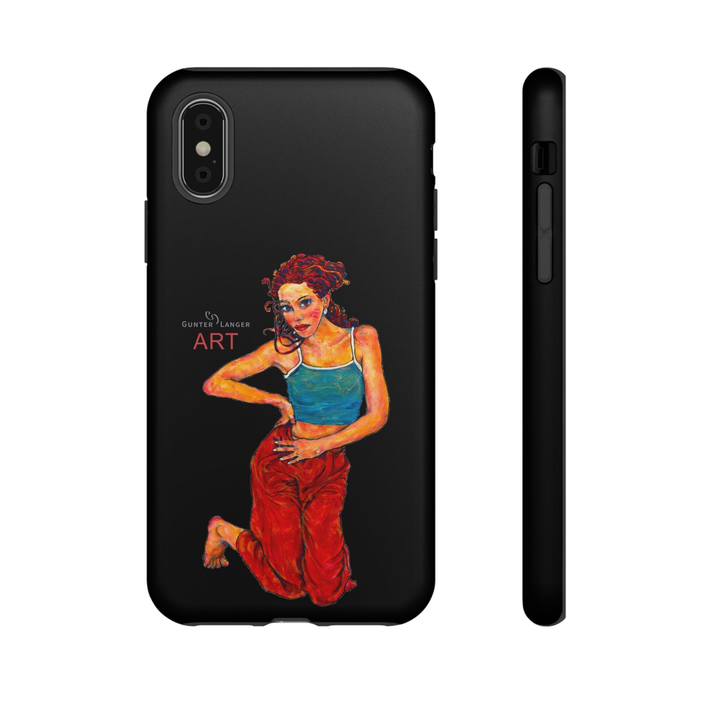 Tough Cases - iPhone - Motiv: Lea, Schwarz