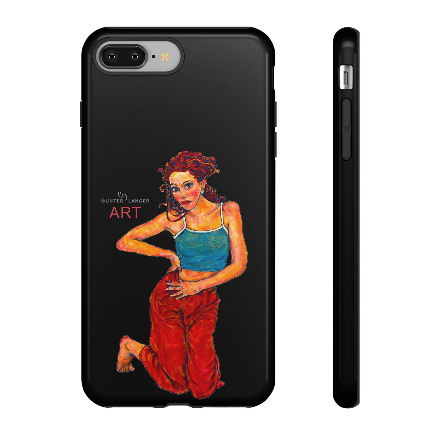 Tough Cases - iPhone - Motiv: Lea, Schwarz