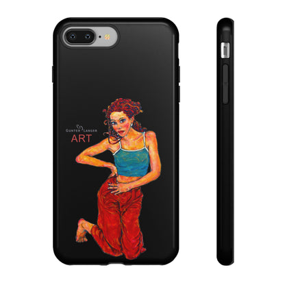 Tough Cases - iPhone - Motiv: Lea, Schwarz