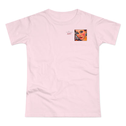 Single Jersey Women's T-shirt - Motiv: Lea, H 7 cm