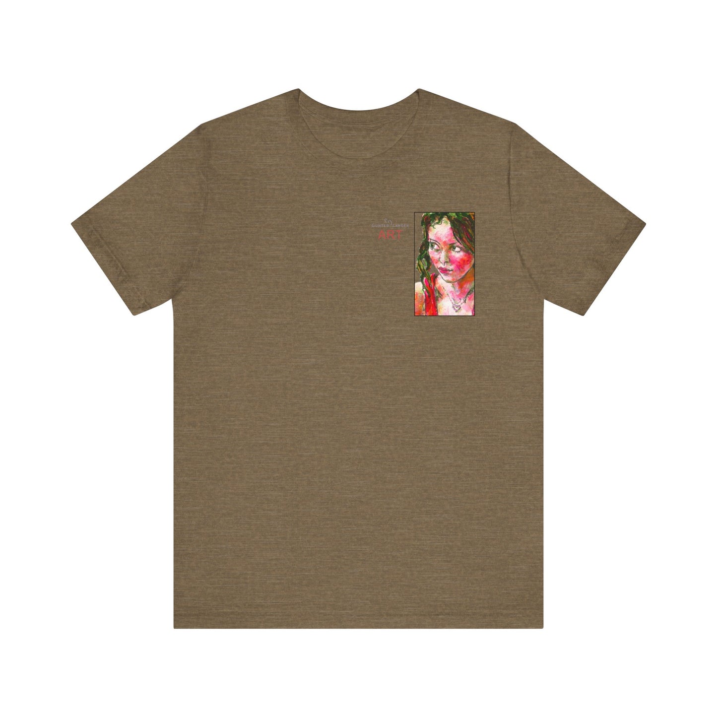 Unisex Jersey Short Sleeve Tee - Motiv: Front Alea (Ausschnitt) & Rückseite  Alea
