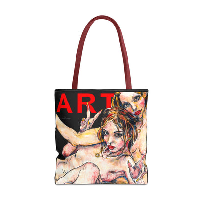 Tote Bag (AOP) - Motiv: Camilla - Leni, Schwarz