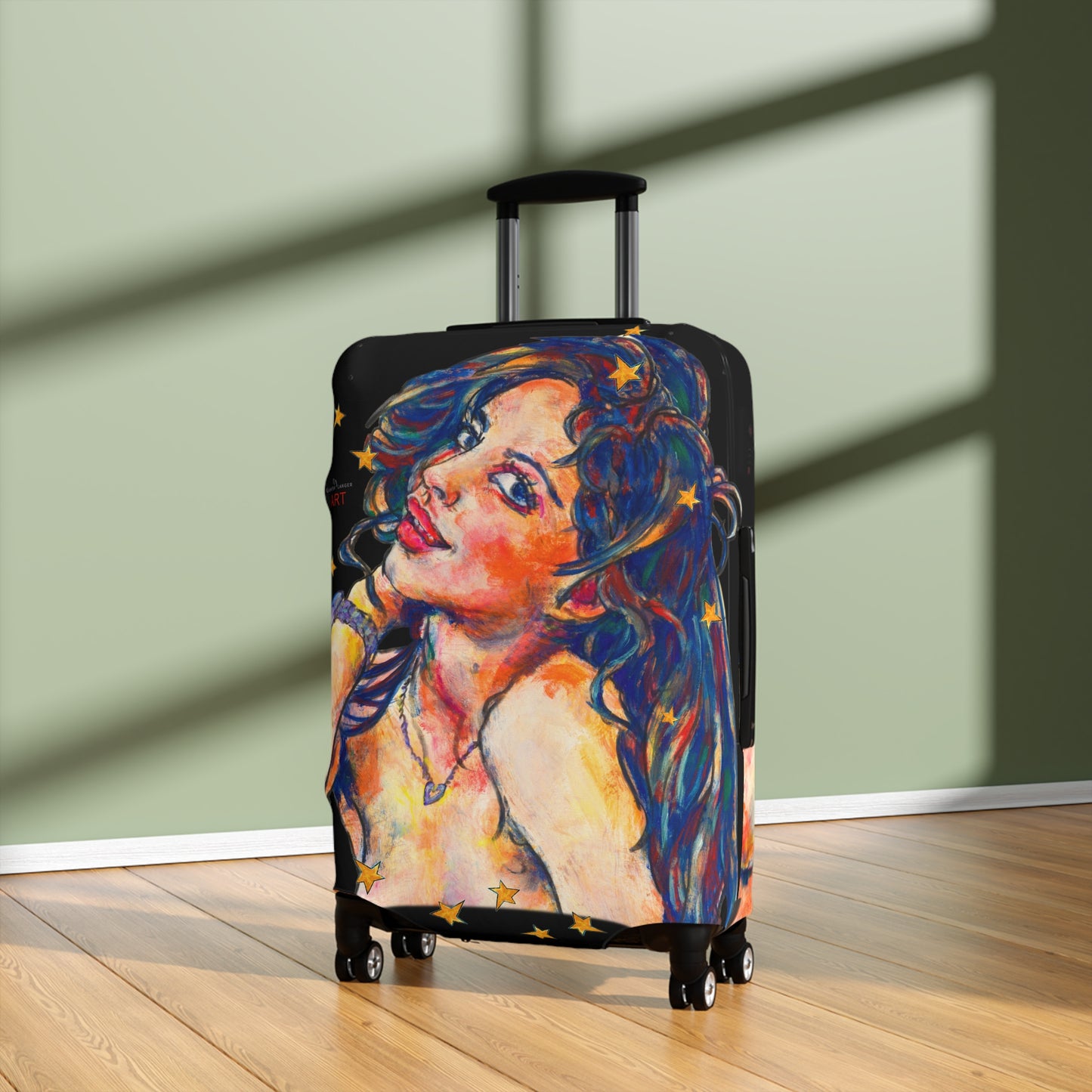 Luggage Cover - Motiv: Marlen, Sterne, 25" x 16"