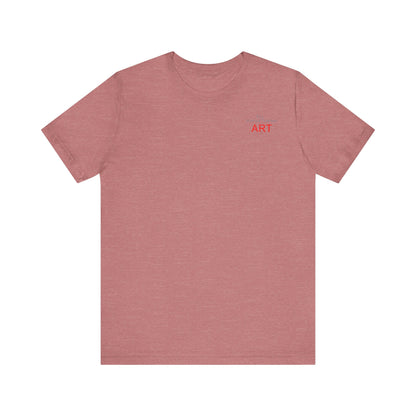 Unisex Jersey Short Sleeve Tee - Motiv: Front Logo & Rückseite Julia, H 49 cm