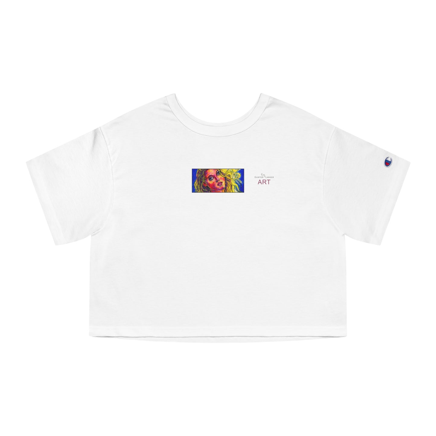 Champion Women's Heritage Cropped T-Shirt - Motiv: Front, Mascha, h 5 cm