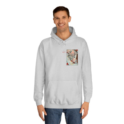 Unisex College Hoodie - Motiv: Front Nähe & Rückseite Nähe (gerahmt)