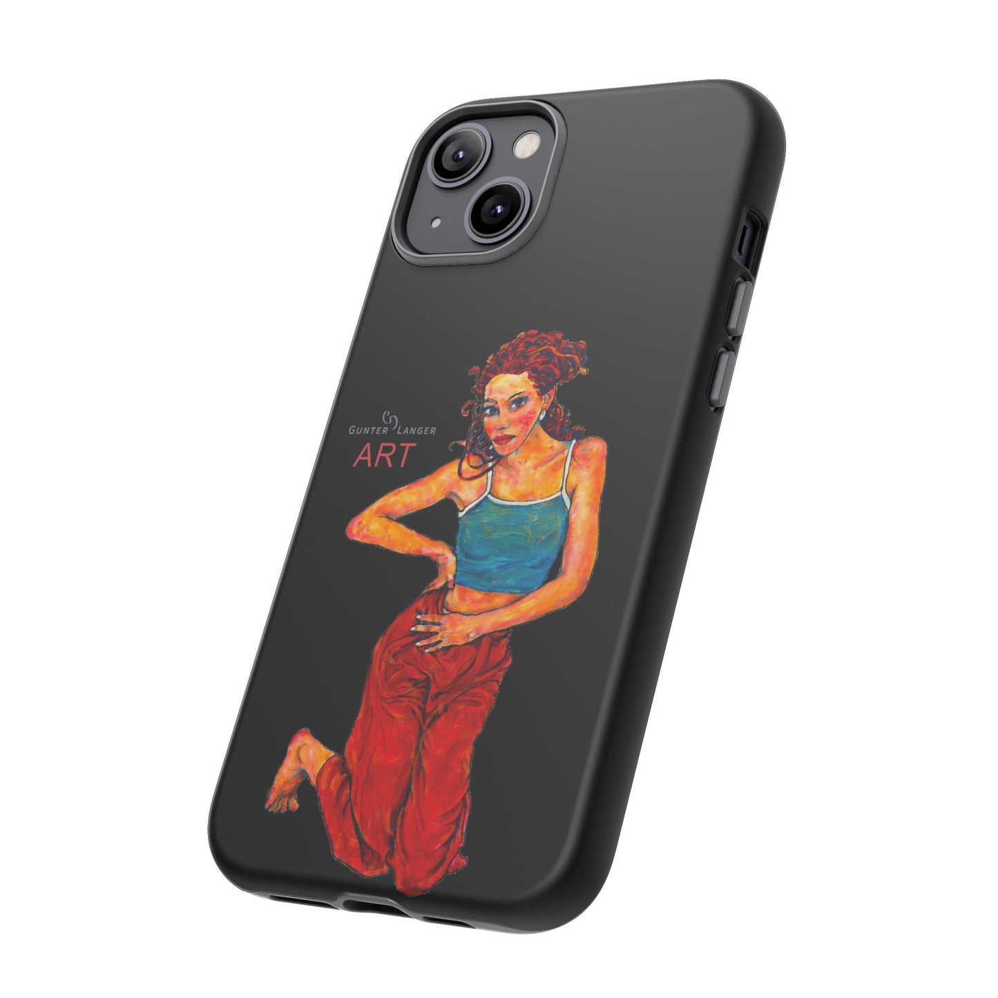 Tough Cases - iPhone - Motiv: Lea, Schwarz