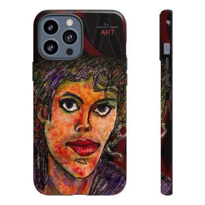 Tough Cases - iPhone - Motiv: MJ, Schwarz