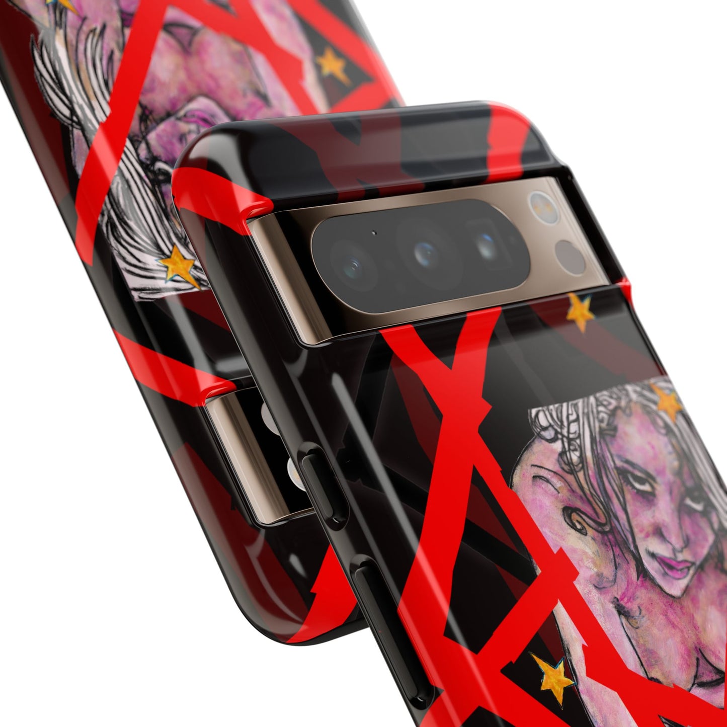 Tough Cases - Google Pixel - Samsung Galaxy - Motiv: Stella, Mikado