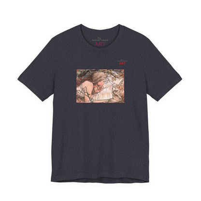 Jersey Short Sleeve Tee - Motiv: Front Antonia, H 15,73 cm