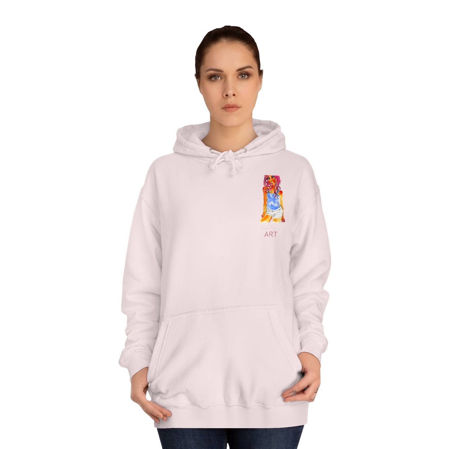 Unisex College Hoodie -  Motiv: Steffi (klein) & Steffi