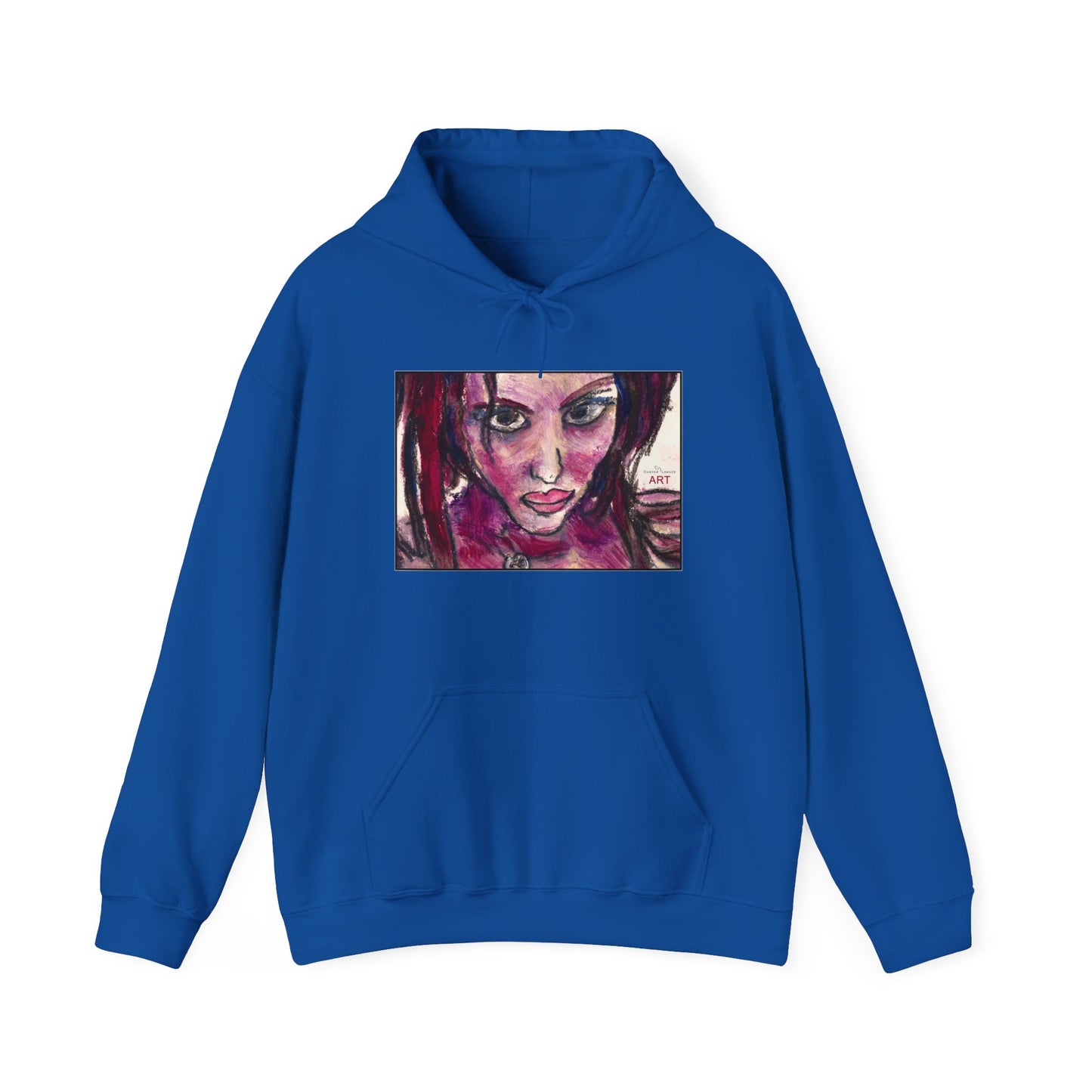 Unisex Heavy Blend™ Hooded Sweatshirt - Motiv Frontseite "Lola", H 19 cm