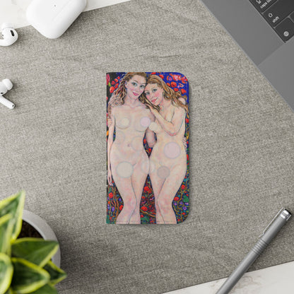 Flip Cases - Motiv: Waldnymphen, Schwarz, Seifenblasen