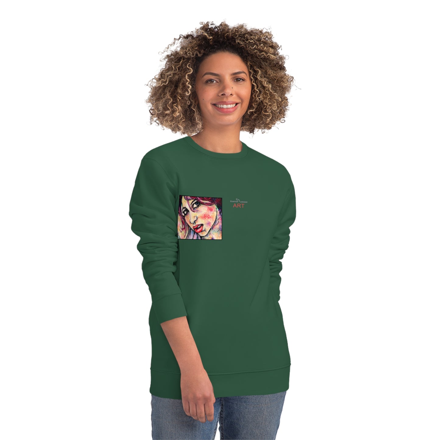 Unisex Changer Sweatshirt - Motiv: Front Nike, H12 cm (klein) & Rückseite Nike, H 43 cm