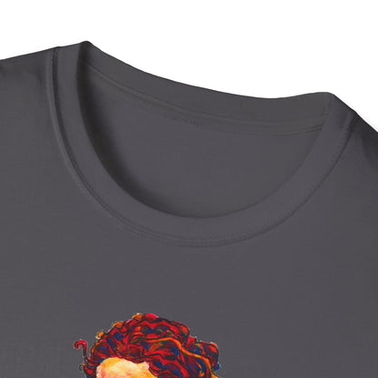 Unisex Softstyle T-Shirt - Motiv: Front Lea, H 45,2 cm