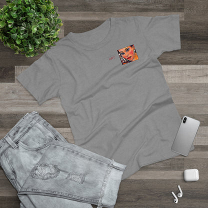 Single Jersey Women's T-shirt - Motiv: Lea, H 7 cm