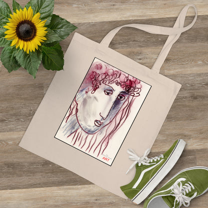 Tote Bag - Motiv: Mona, einseitig bedruckt, H30,5 cm