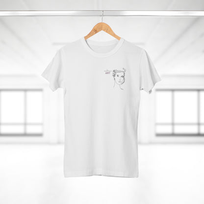 Single Jersey Women's T-shirt - hell - Motiv: Helena, H 11,5 cm