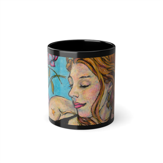 Black Coffee Cup, 11oz - Motiv: Ida, Ausschnitt