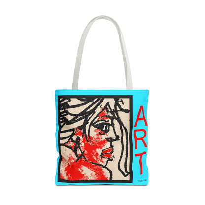 Tote Bag (AOP) - Motiv:  Front Ria & Rückseite Ria Blau