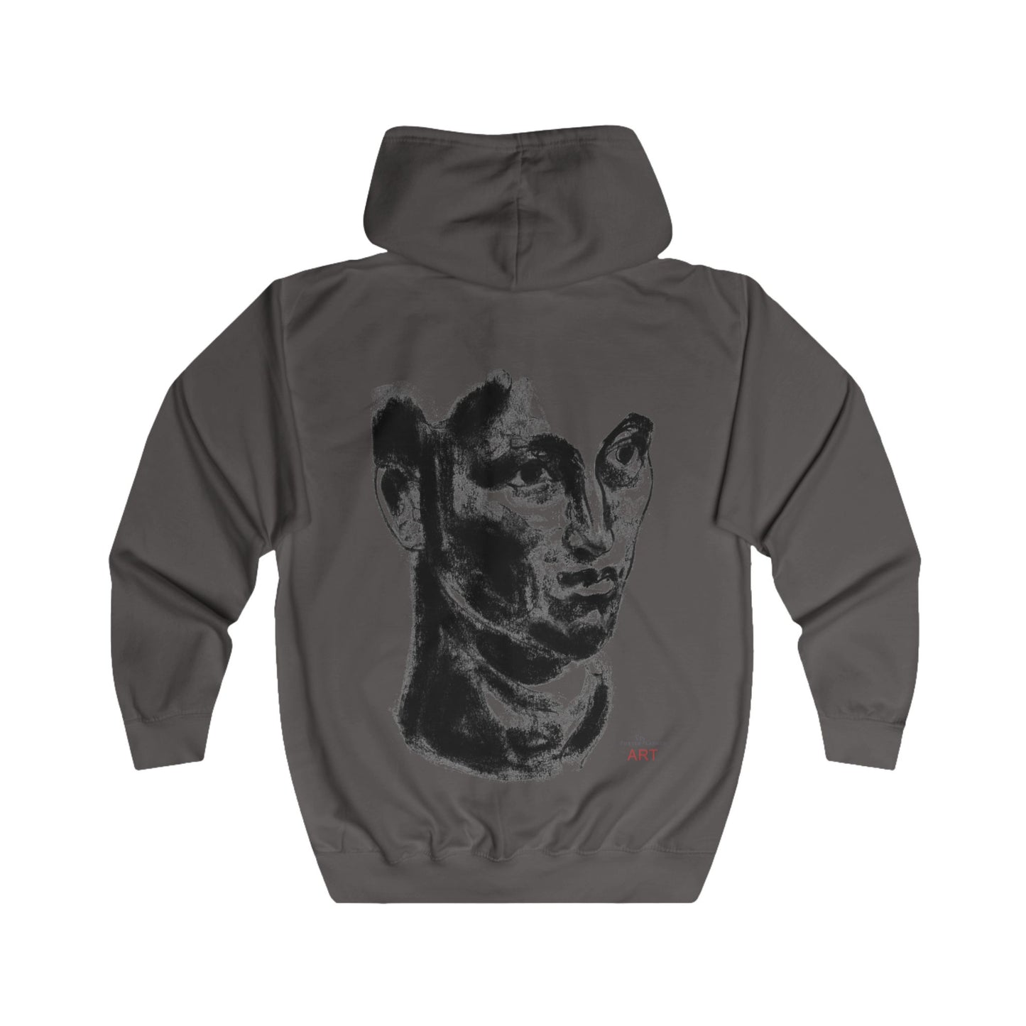 Unisex Full Zip Hoodie - Motiv: Front Logo & Rückseite Paul