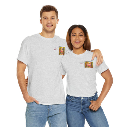 Unisex Heavy Cotton Tee - Motiv: Romina, H 7 cm