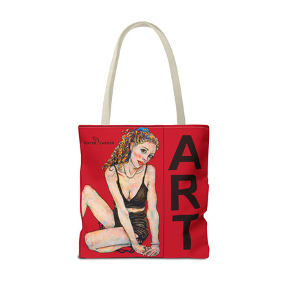 Tote Bag (AOP) - Motiv: Francis & Francis - Rot 41,8cm