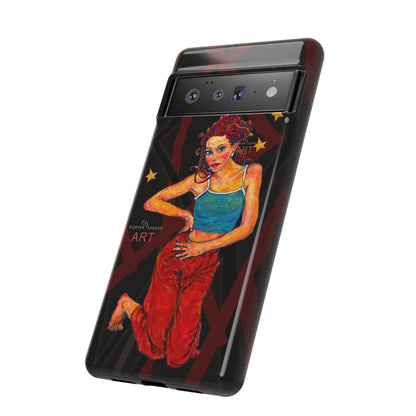 Tough Cases - Google Pixel - Samsung Galaxy - Motiv: Lea, Sternenhimmel, Mikado3