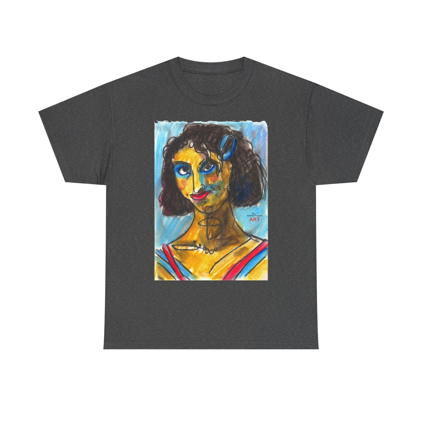 Unisex Heavy Cotton Tee - Motiv: Front Frechdax