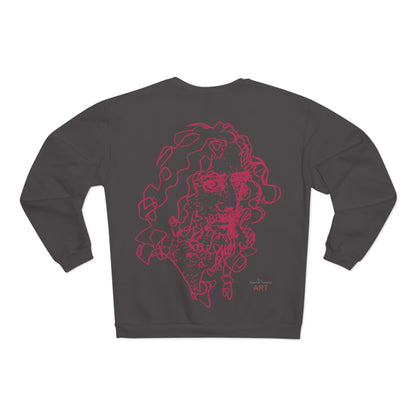 Unisex Crew Neck Sweatshirt (EU) - Motiv Montenegro (blau) & Montenegro (rot)
