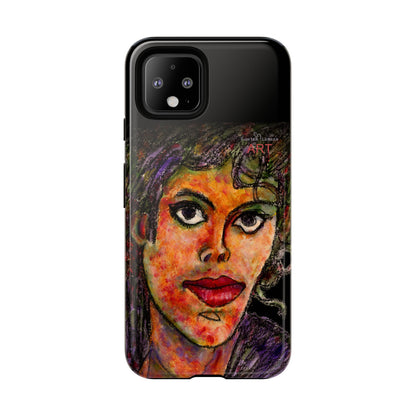 Tough Cases - Google Pixel - Samsung Galaxy - Motiv: MJ, Schwarz