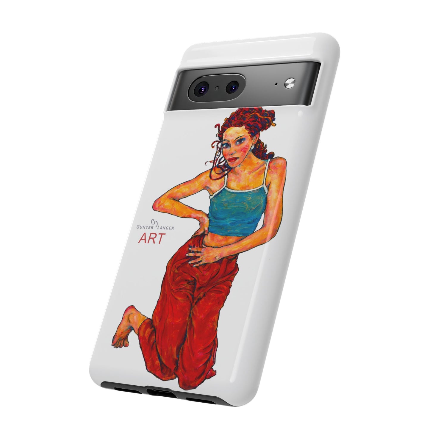 Tough Cases - Google Pixel - Samsung Galaxy - Motiv: Lea, Weiß