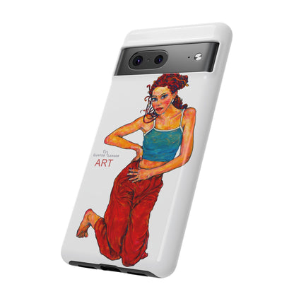 Tough Cases - Google Pixel - Samsung Galaxy - Motiv: Lea, Weiß