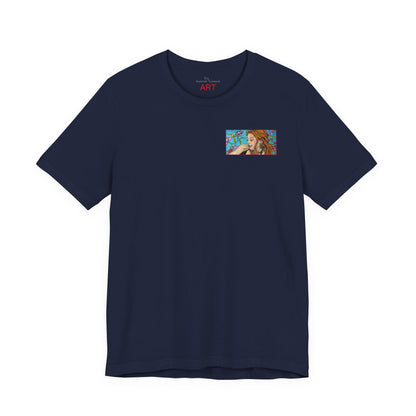 Unisex Jersey Short Sleeve Tee - Motiv: Ida (Ausschnitt H 5,8 cm), Neck Label