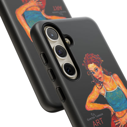 Tough Cases - Google Pixel - Samsung Galaxy - Motiv: Lea, Schwarz