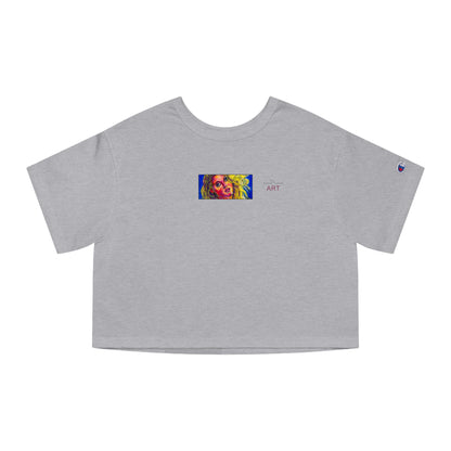 Champion Women's Heritage Cropped T-Shirt - Motiv: Front, Mascha, h 5 cm
