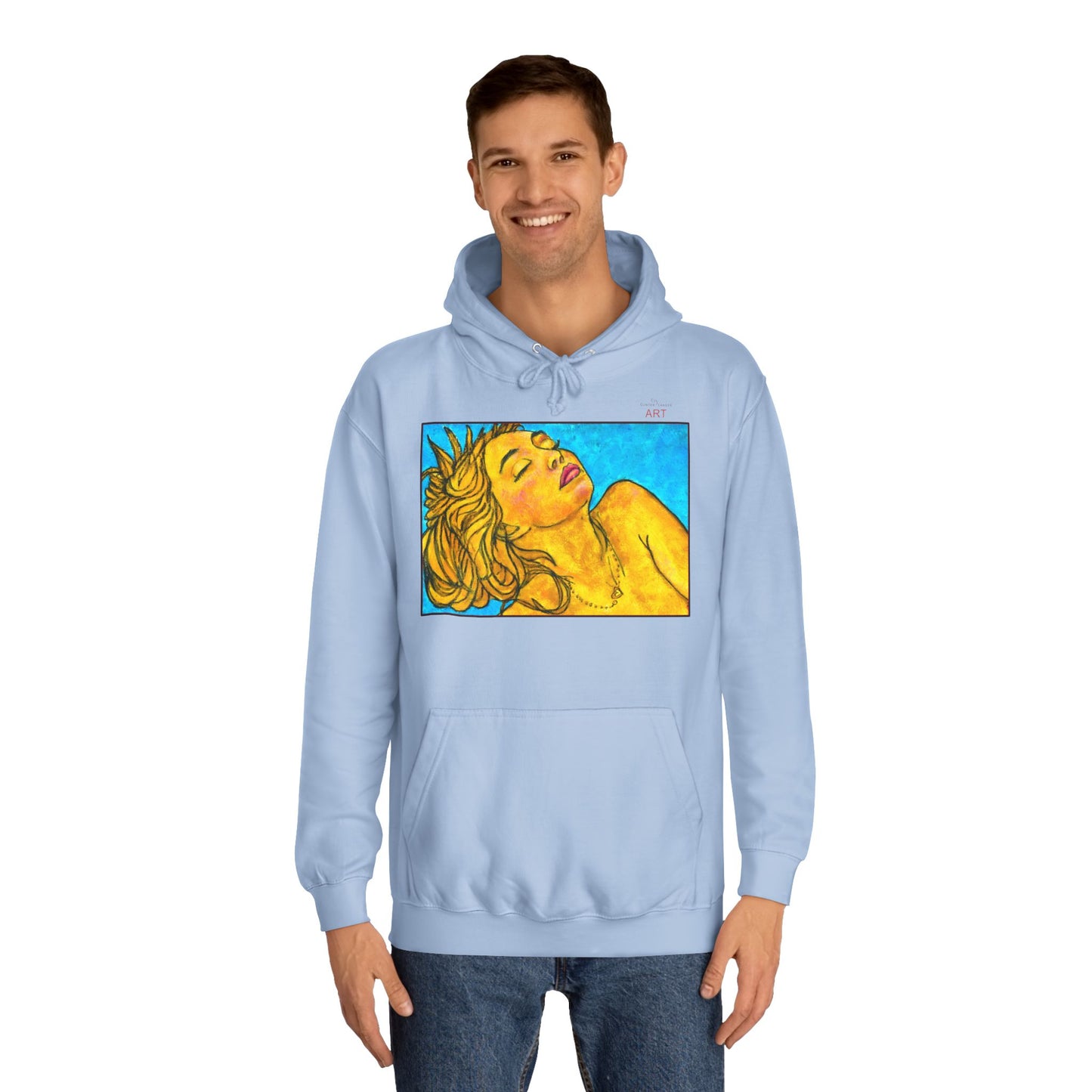 Unisex College Hoodie - Motiv: Front Fine, H 24,0 cm