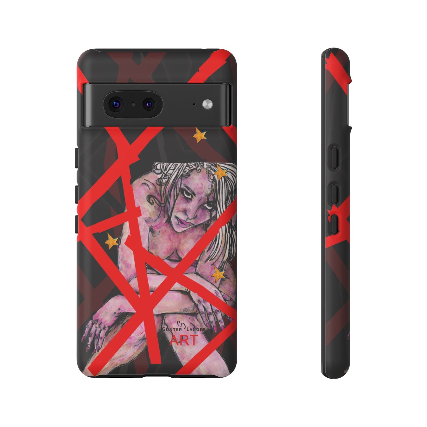 Tough Cases - Google Pixel - Samsung Galaxy - Motiv: Stella, Mikado