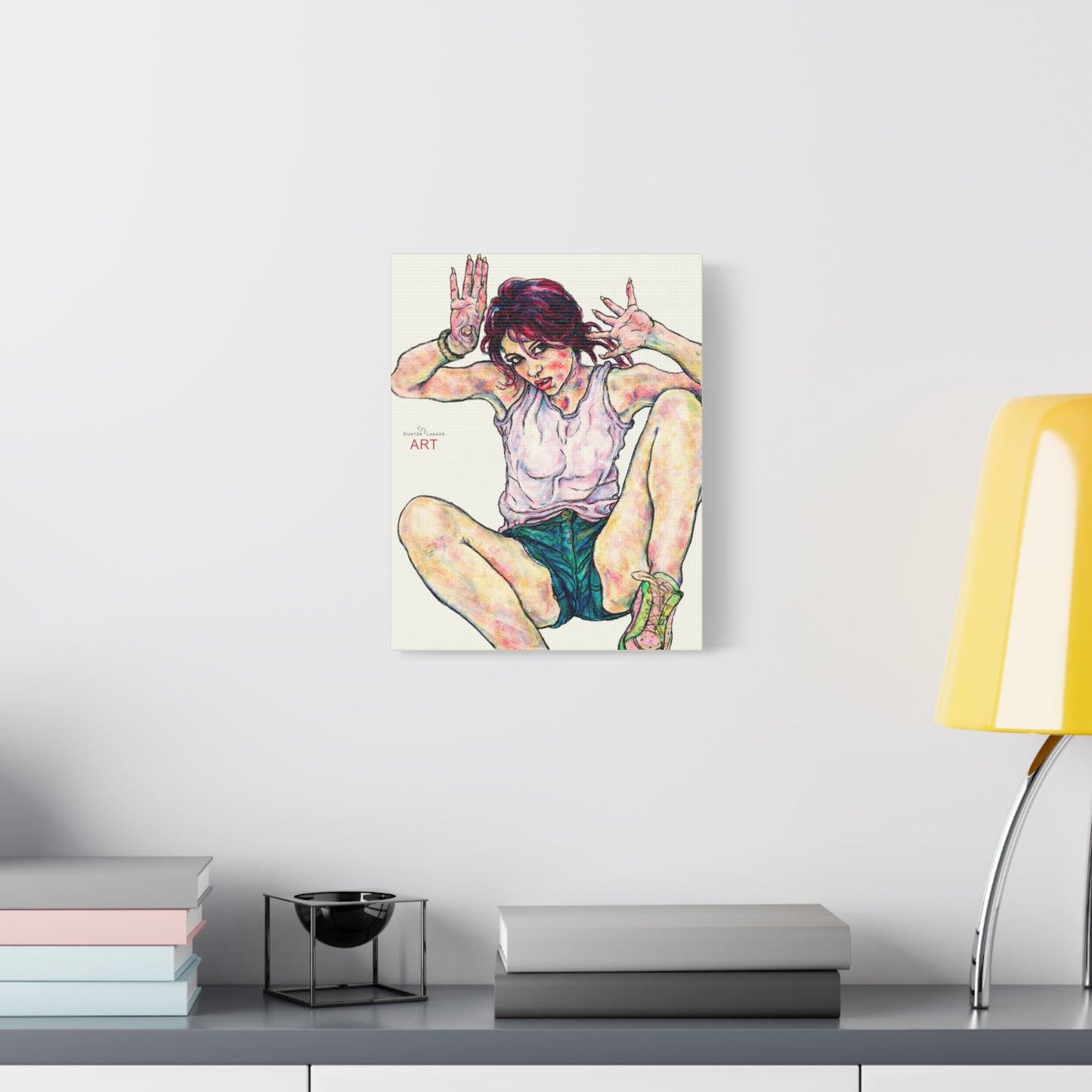 Matte Canvas, Stretched, 1.25" - Motiv: Sehnsucht stillen,  H 35,5;  51; 61 cm