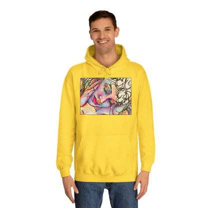 Unisex College Hoodie - Motiv: Front Mara, H 23,5 cm